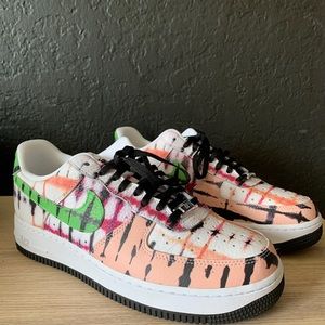 Air Force 1s tie dye